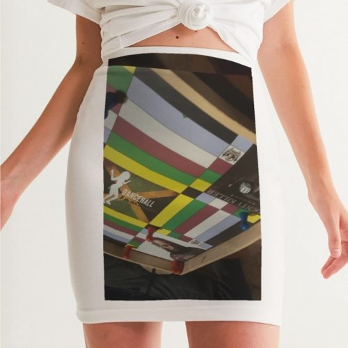 Women Ludi Board Mini Skirt