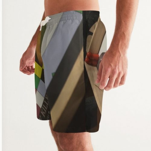 Men Ludi board multi-color shorts